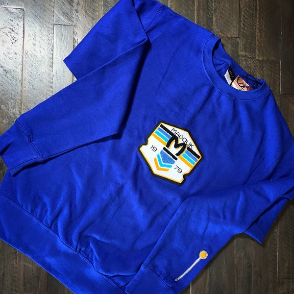 Madouk - Brick City Crew Neck Sweater (royal)